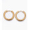 Créole inoxydable épaisse 30mm (2pcs)