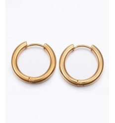 Créole inoxydable épaisse 30mm (2pcs)