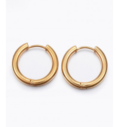 Créole inoxydable épaisse 30mm (2pcs)