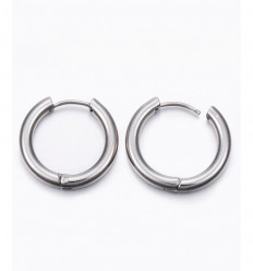 Créole inoxydable épaisse 30mm (2pcs)