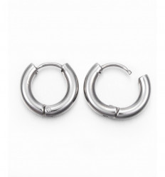 Créole inoxydable épaisse 30mm (2pcs)