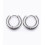 Créole inoxydable épaisse 30mm (2pcs)