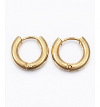 Créole inoxydable épaisse 30mm (2pcs)