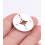 Pendentif pastille inoxydable poinçonnée