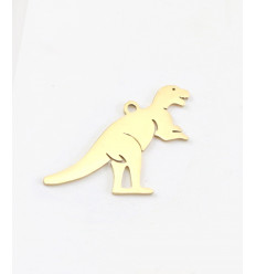 Pendentif pastille inoxydable poinçonnée