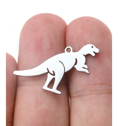 Pendentif pastille inoxydable poinçonnée