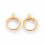 100pcs - Dormeuses ronde