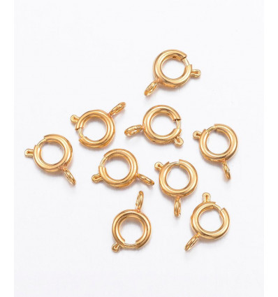 50pcs - Fermoir à ressort