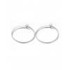 Créole acier inoxydable - doré (2pcs)