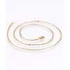 Collier chaine avec fermoir acier inoxydable