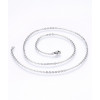 Collier chaine avec fermoir acier inoxydable