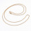 Collier chaine avec fermoir acier inoxydable