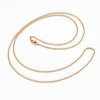 Collier chaine avec fermoir acier inoxydable