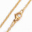 Collier chaine avec fermoir acier inoxydable