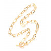 Collier chaine avec fermoir acier inoxydable