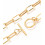 10 colliers chaine trombone 45cm acier inoxydable