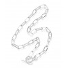 Collier chaine avec fermoir acier inoxydable