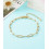 Collier chaine avec fermoir acier inoxydable