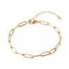 Collier chaine avec fermoir acier inoxydable