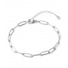 Collier chaine avec fermoir acier inoxydable