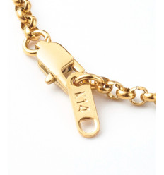 Collier chaine avec fermoir acier inoxydable