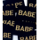 "BABE" - Étiquette tissée à coudre