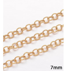Anneaux brisé 4x0,7mm d'épaisseur plaqué or 10 microns