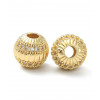 Perles rondes acier inoxydable (20pcs)