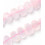 quartz rose - Chapelet pierre forme divers