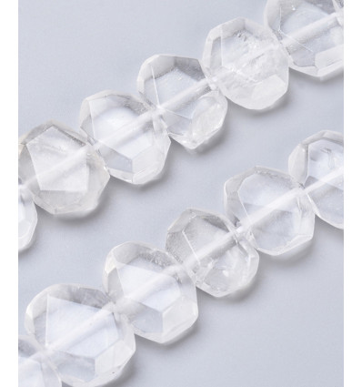 quartz naturel - Chapelet pierre forme divers