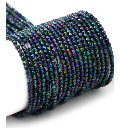 2mm - Chapelet pierre - tourmaline