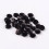12mm - Bouton noir classique 2 trous