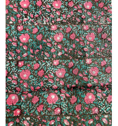 Tissu Sakura on blue by Kokka