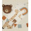 Tissu jacquard bio "Leaf" - Mind The Maker