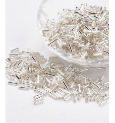 Perles tubes à broder 12mm