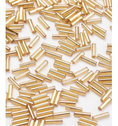Perles tubes à broder 12mm