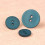 15mm - Bouton 2 trous satiné