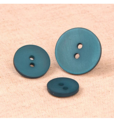 15mm - Bouton 2 trous satiné