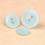 15mm - Bouton 2 trous satiné