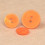 15mm - Bouton 2 trous satiné