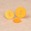 15mm - Bouton 2 trous satiné