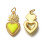 Pendentif coeur ex-voto avec émaillage