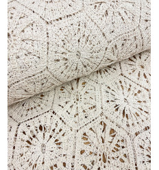 Tissu jacquard bio "Leaf" - Mind The Maker
