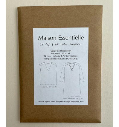 Patron blouse Cicadella