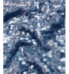 Tissu jacquard bio "Leaf" - Mind The Maker