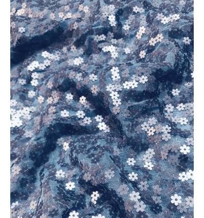 Tissu jacquard bio "Leaf" - Mind The Maker
