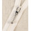 15 cm - zip non séparable lurex