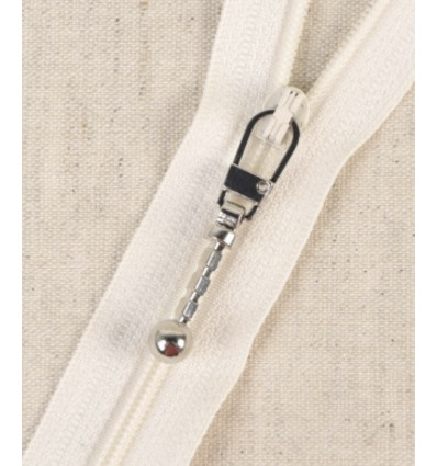 15 cm - zip non séparable lurex