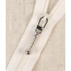 15 cm - zip non séparable lurex