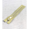 15 cm - zip non séparable lurex